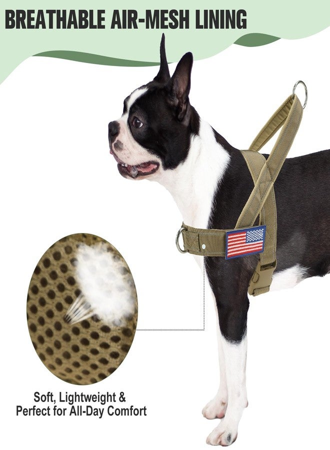 BINGPET No Pull Dog Harness with Two Patches and Soft Handle,Reflective Adjustable Easy Walk Dog Harness for Small Medium Large Dogs,Quick Fit & Escape Proof for Outdoor Walking Training(Yellow,S) - Image 5
